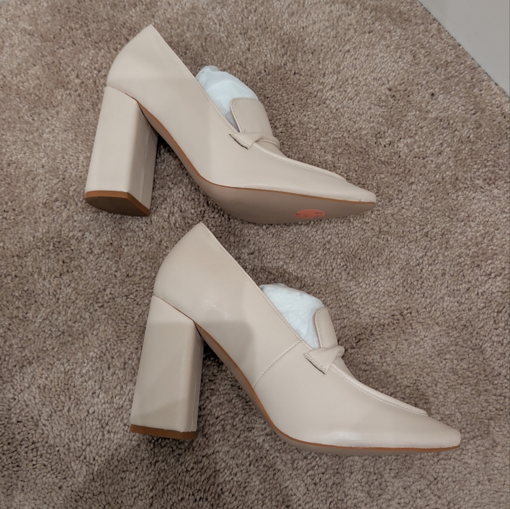 NIB FOWT Cream Women's Loafers 8 - Picture 4 of 11